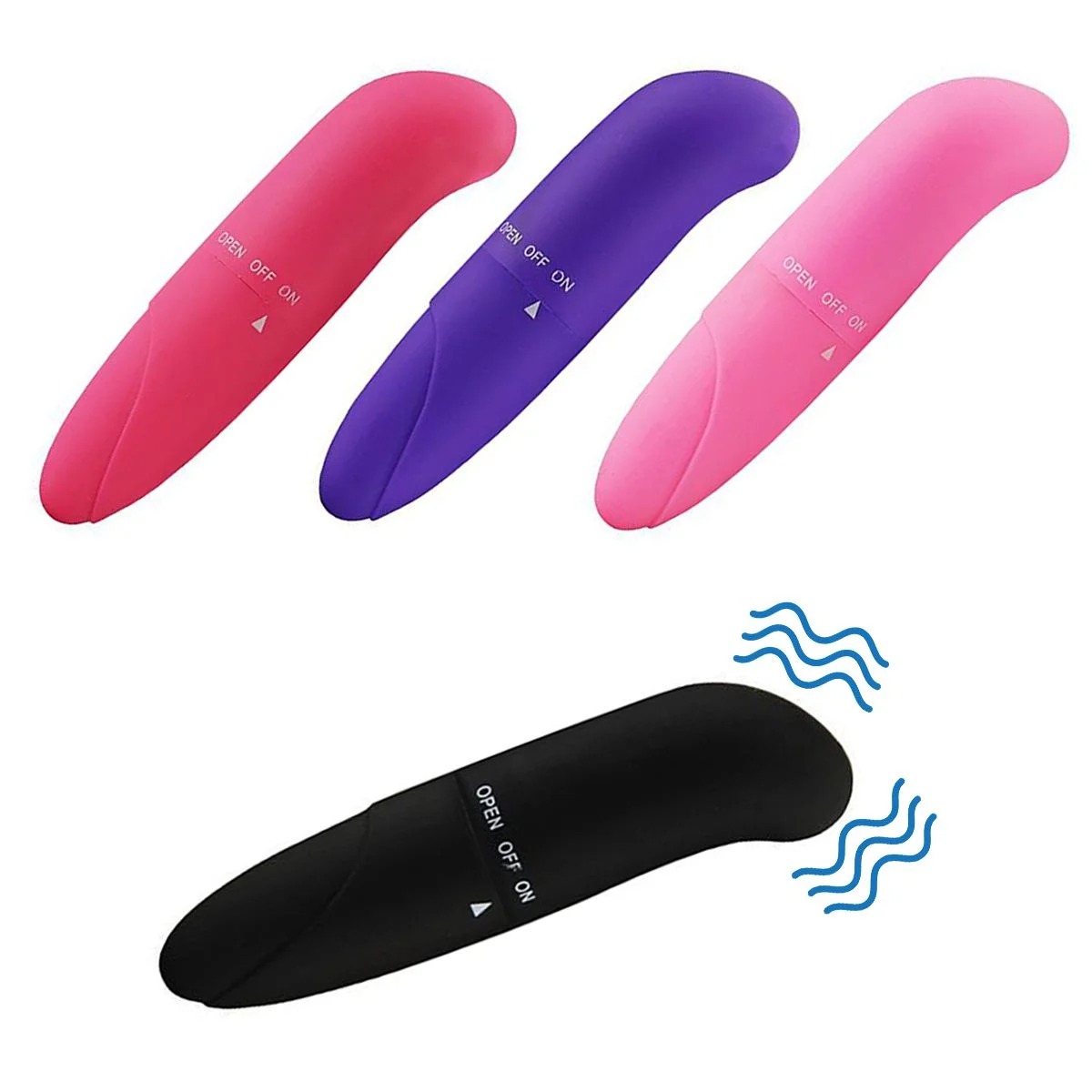 Vibrador Personal Mini PontoG Aveludado Silencioso Cor:Preto - Imagem 2