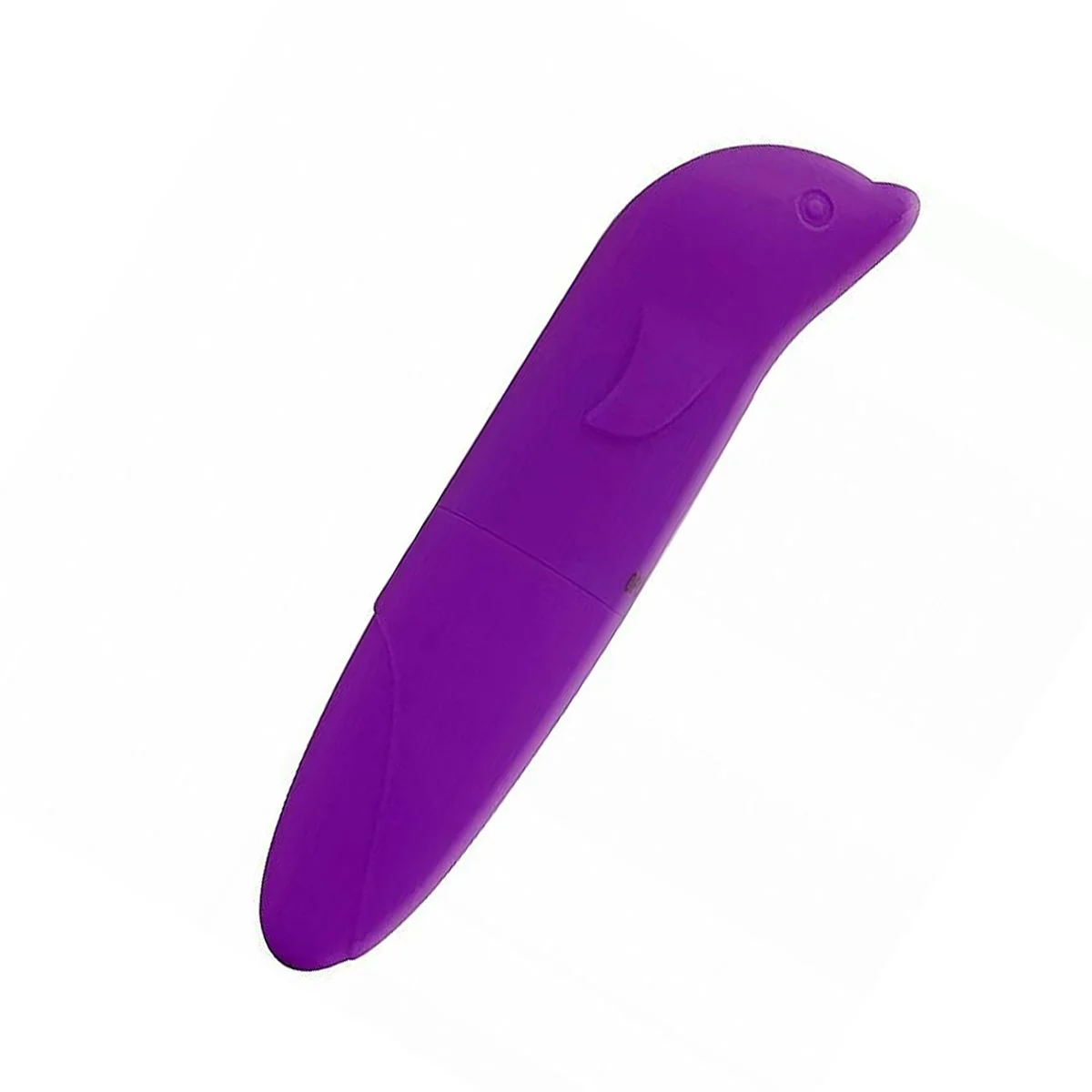 Vibrador Golfinho Mini Ponto G Aveludado Cor: Lilás