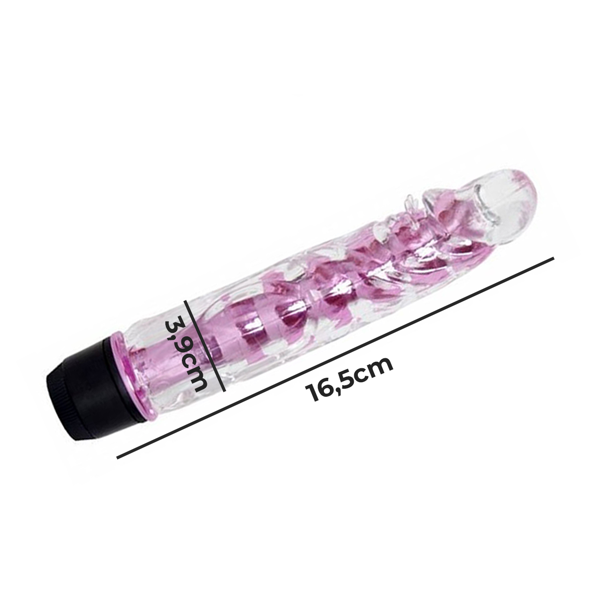 Vibrador Estilo Capa Texturizada Personal Silencioso Azul - Imagem 2