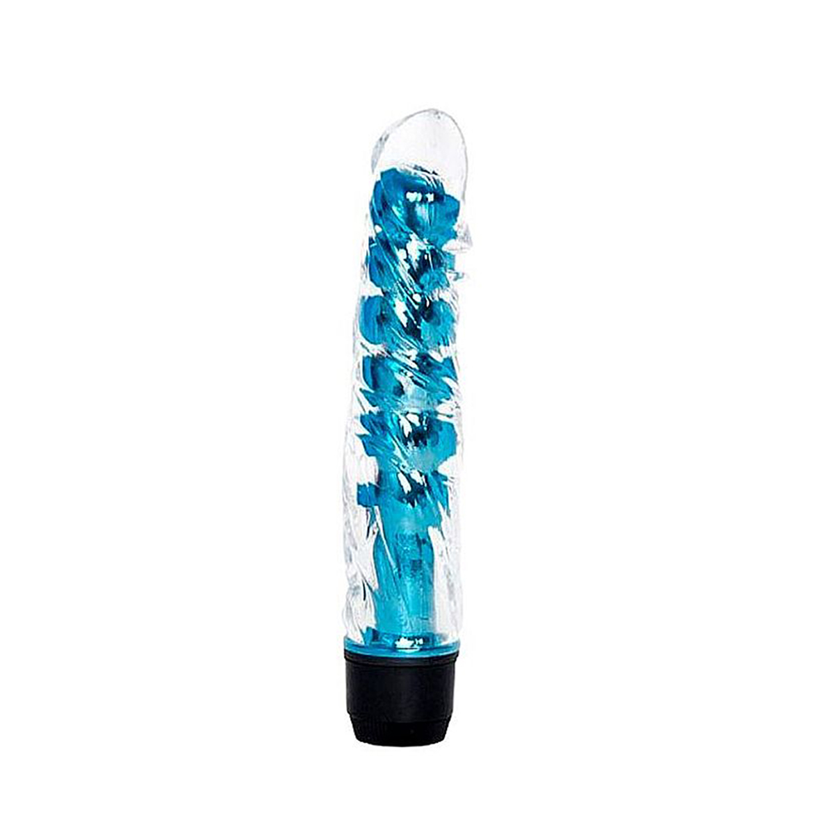 Vibrador Estilo Capa Texturizada Personal Silencioso Azul - Imagem 3
